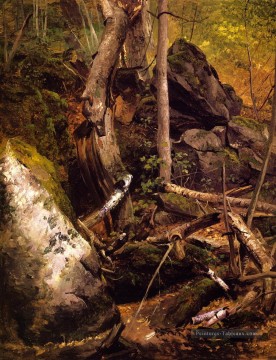 Intérieur de la forêt William Holbrook Beard Peinture à l'huile